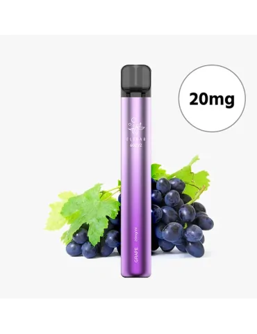 Elf Bar 600 V2 20mg Grape Mesh Coil Disposable Vape 600puffs