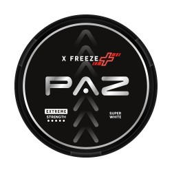 Snus PAZ X Freeze Plus 28mg Nicotine Pouches