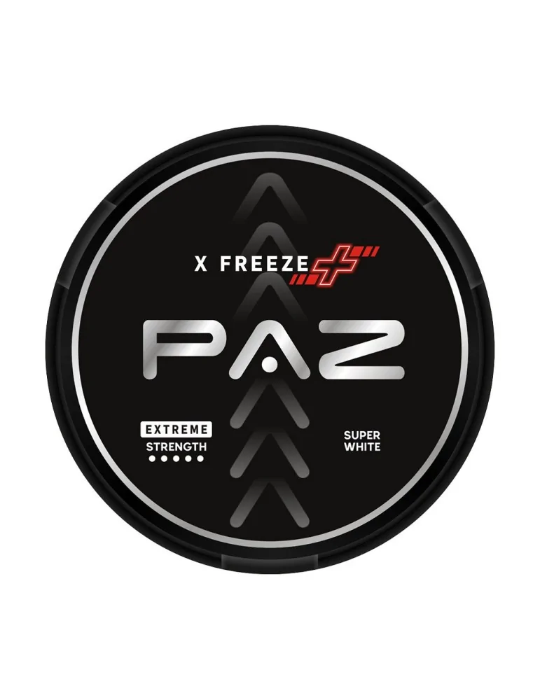 Snus PAZ X Freeze Plus 28mg Nicotine Pouches