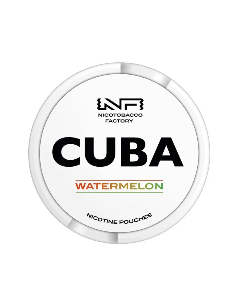 Snus CUBA Watermelon Medium 24mg Nicotine Pouches