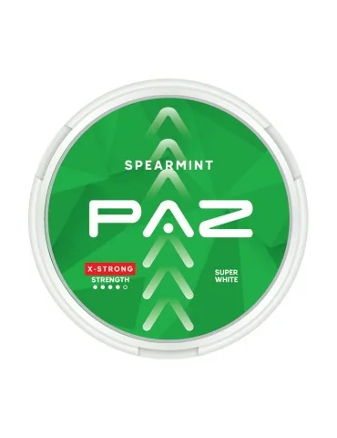 PAZ Spearmint 20mg Nicotine Pouches