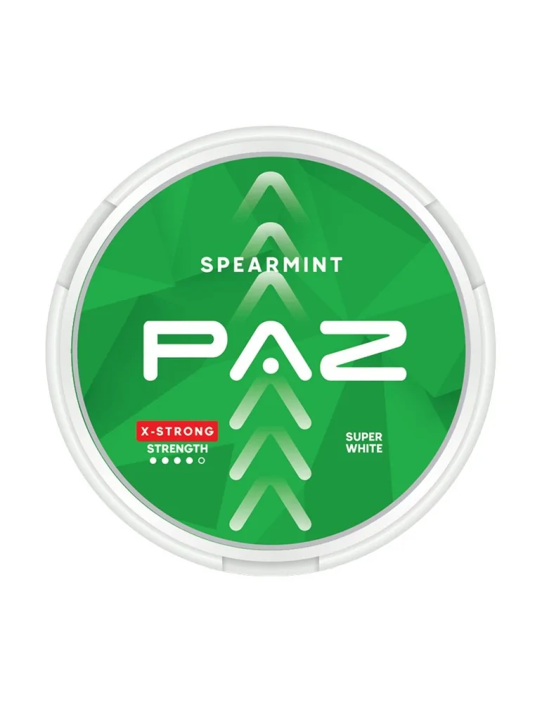 Snus PAZ Spearmint 20mg Nicotine Pouches