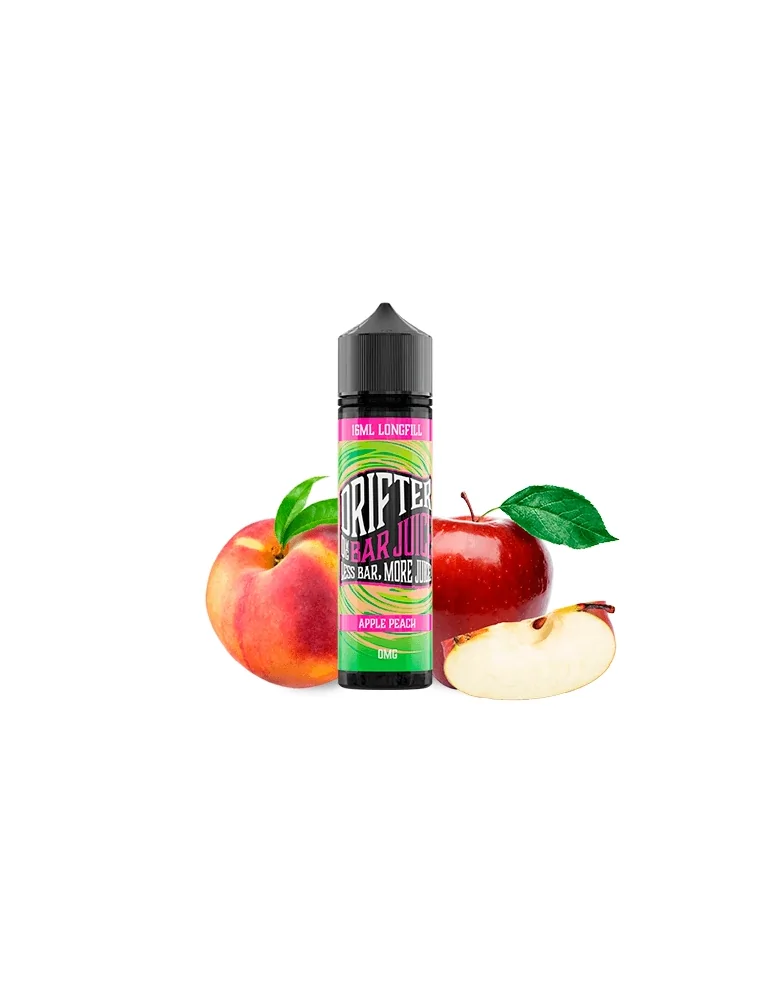 Juice Sauz Drifter Bar Apple Peach Ice Nic Salt 20mg 60ml Prefilled E liquid