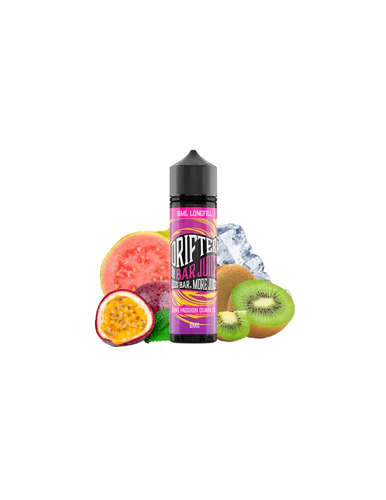 Juice Sauz Drifter Bar Kiwi Passion Guava Ice Nic Salt 20mg 60ml Prefilled E liquid