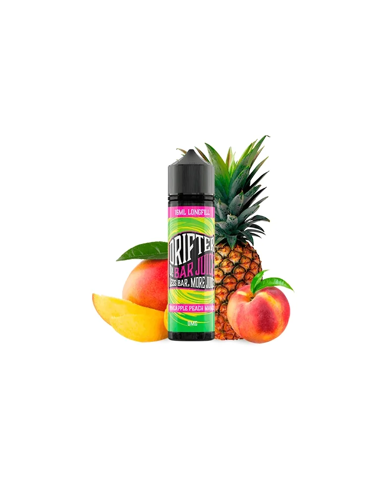 Juice Sauz Drifter Bar Pineapple Peach Mango Nic Salt 20mg 60ml Prefilled E liquid