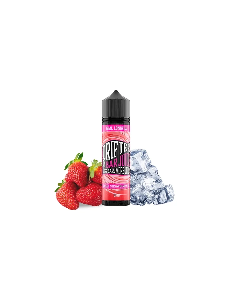 Juice Sauz Drifter Bar Sweet Strawberry Ice Nic Salt 20mg 60ml Prefilled E liquid