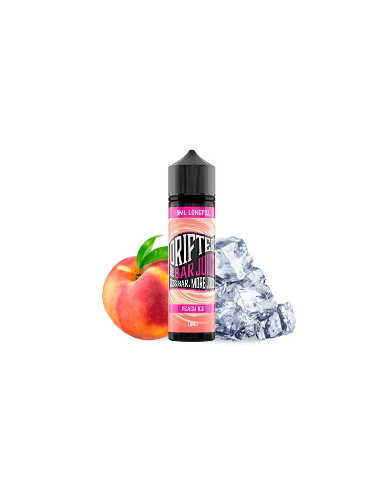 Juice Sauz Drifter Bar Peach Ice Nic Salt 20mg 60ml Prefilled E liquid