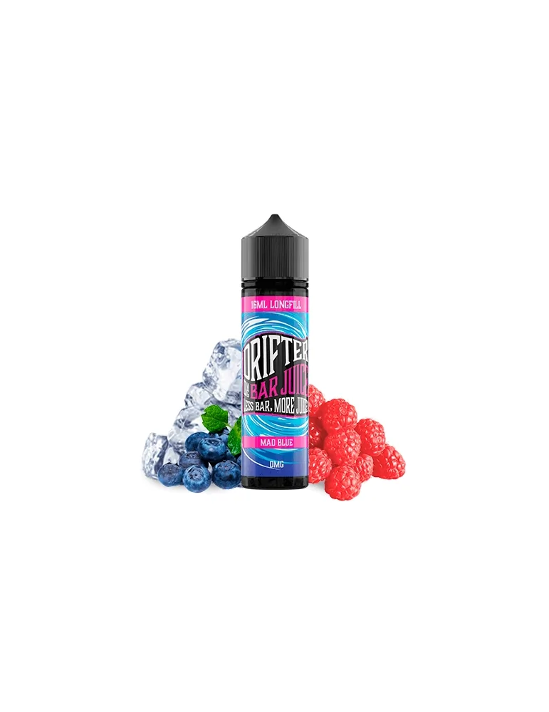 Juice Sauz Drifter Bar Mad Blue Nic Salt 20mg 60ml Prefilled E liquid