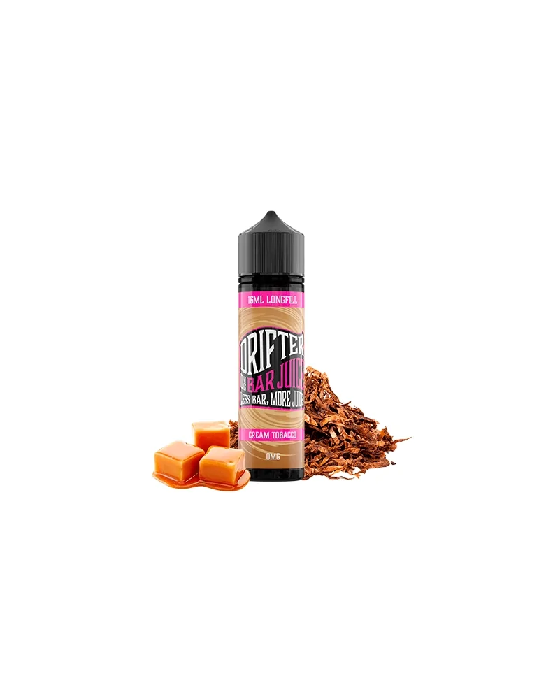 Juice Sauz Drifter Bar Cream Tobacco Nic Salt 20mg 60ml Prefilled E liquid