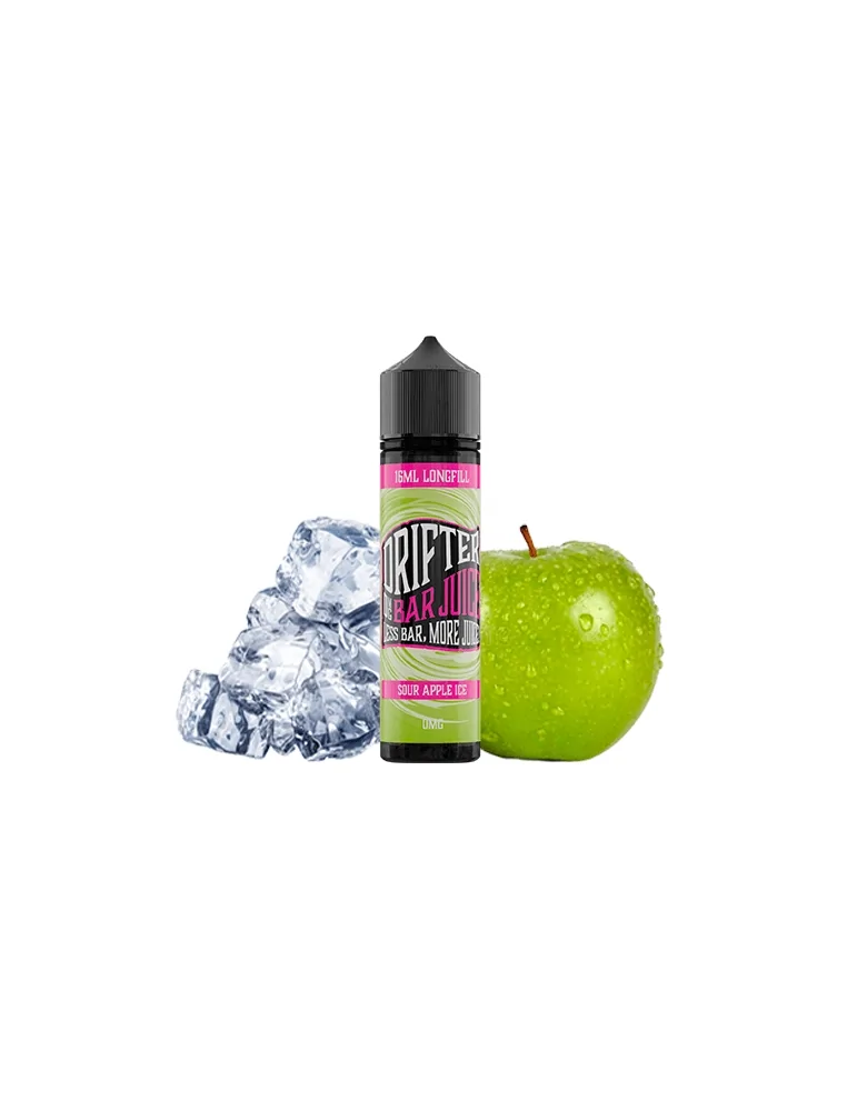 Juice Sauz Drifter Bar Sour Apple Ice Nic Salt 20mg 60ml Prefilled E liquid