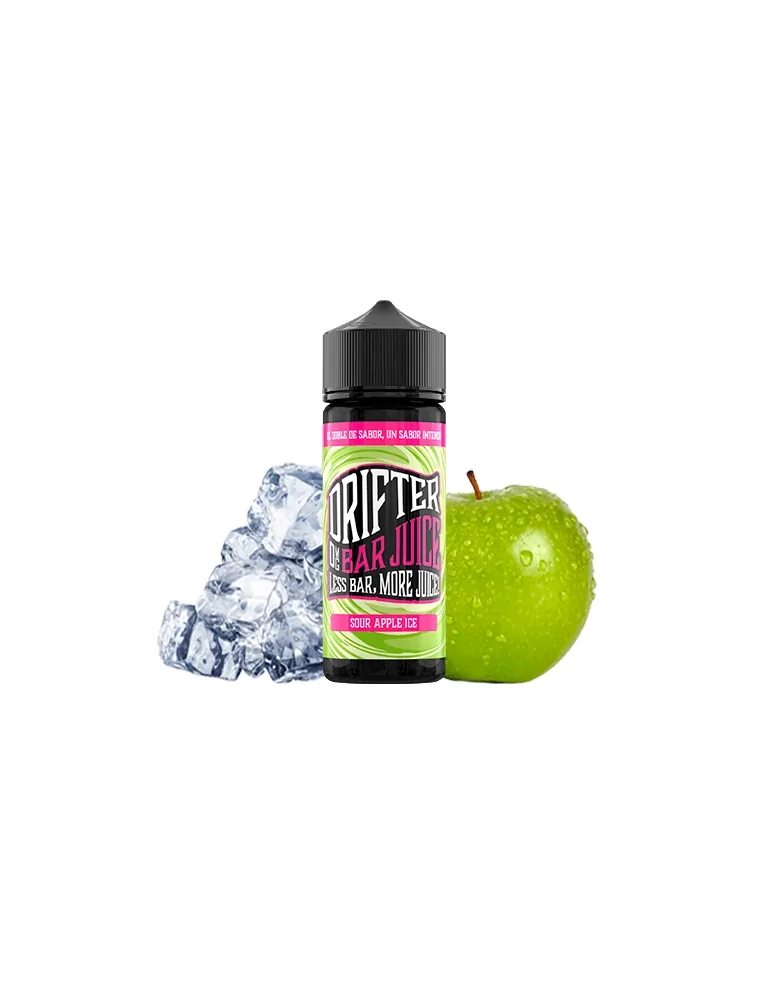 Juice Sauz Drifter Bar Sour Apple Ice 6mg 60/40 120ml Prefilled Nicotine E-liquid