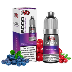 IVG 6000 Berrylicious Blast 10ml 10mg Salt E-liquid