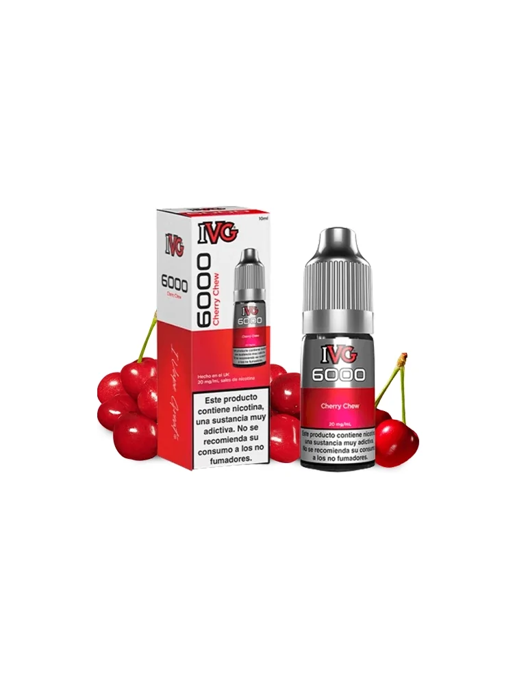 IVG 6000 Cherry Chew 10ml 10mg Salt E-liquid