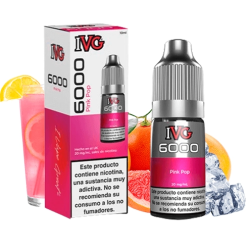 IVG 6000 Pink Pop 10ml 10mg Salt E-liquid