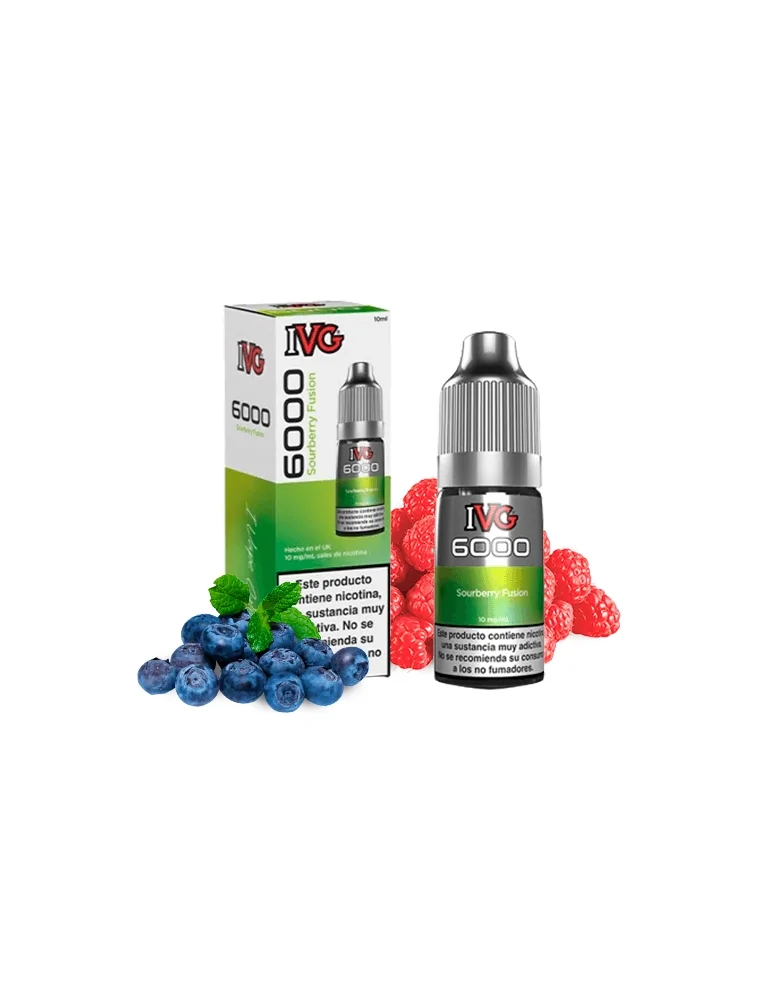 IVG 6000 Sourberry Fusion 10ml 10mg Salt E-liquid