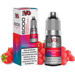 IVG 6000 Strawberry Raspberry Crush 10ml 10mg Salt E-liquid