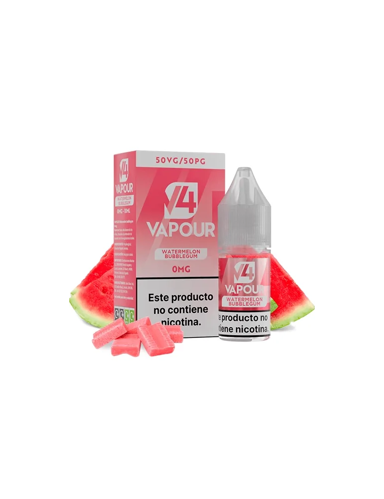 V4 Vapour Watermelon Bubblegum 10ml 0mg E-liquid