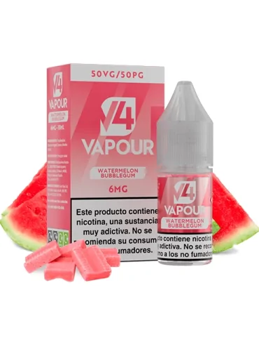V4 Vapour Watermelon Bubblegum 10ml 6mg E-liquid