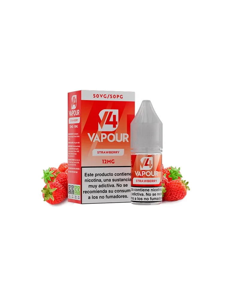 V4 Vapour Strawberry 10ml 12mg E-liquid