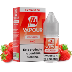 V4 Vapour Strawberry 10ml 0mg E-liquid