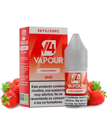 V4 Vapour Strawberry 10ml 6mg E-liquid