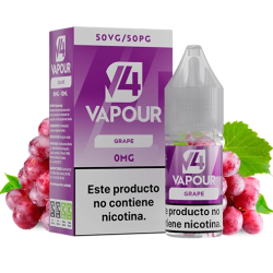 V4 Vapour Grape 10ml 0mg E-liquid