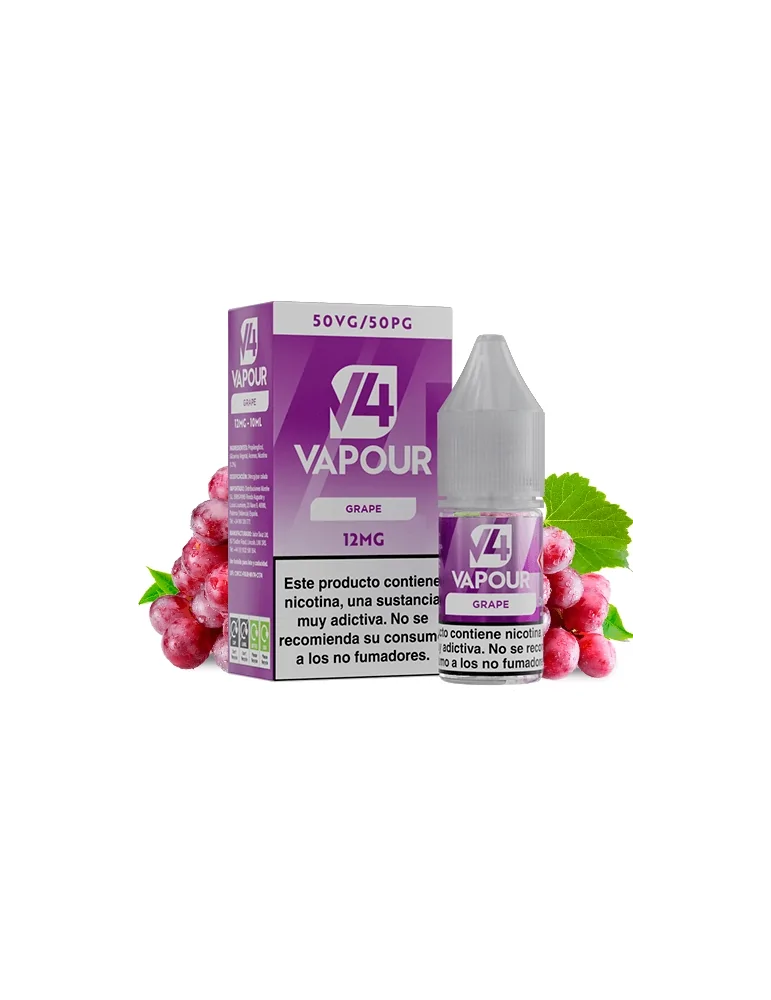 V4 Vapour Grape 10ml 12mg E-liquid