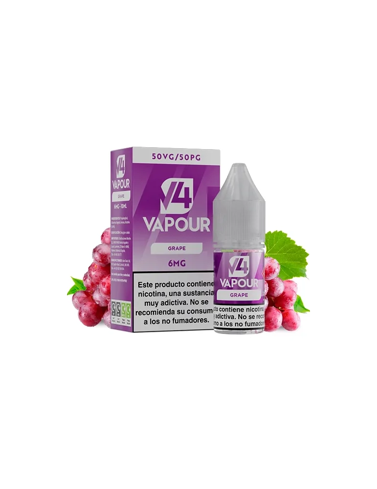 V4 Vapour Grape 10ml 6mg E-liquid