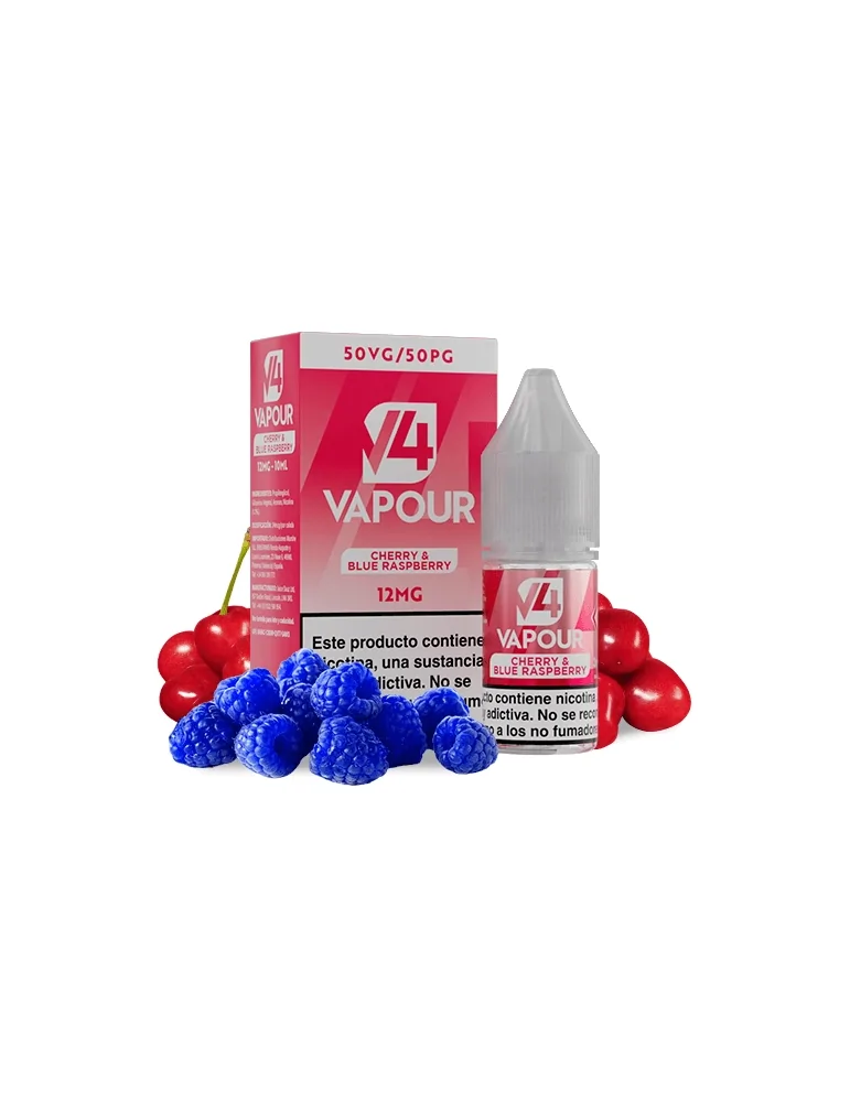 V4 Vapour Cherry Blue Raspberry 10ml 12mg E-liquid