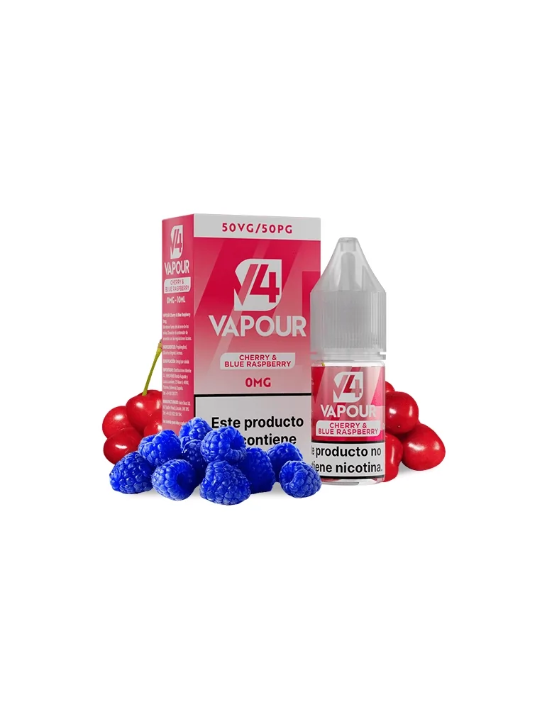 V4 Vapour Cherry Blue Raspberry 10ml 0mg E-liquid