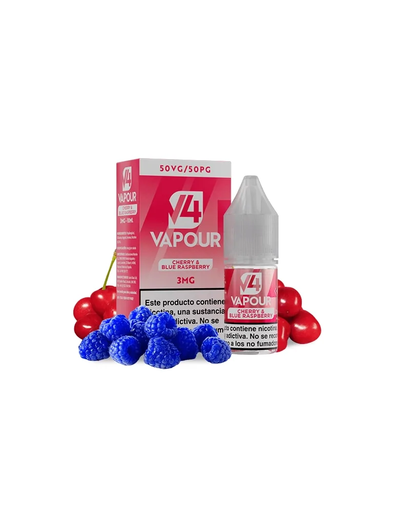 V4 Vapour Cherry Blue Raspberry 10ml 3mg E-liquid