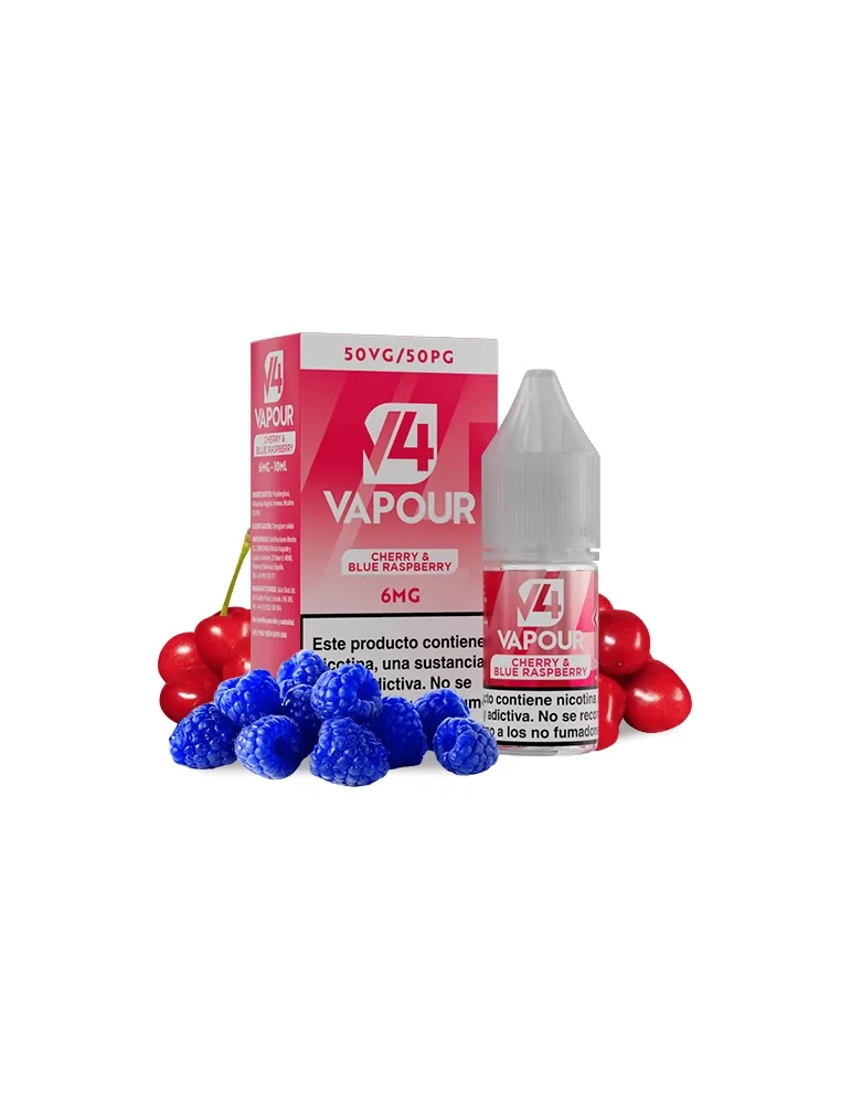 V4 Vapour Cherry Blue Raspberry 10ml 6mg E-liquid