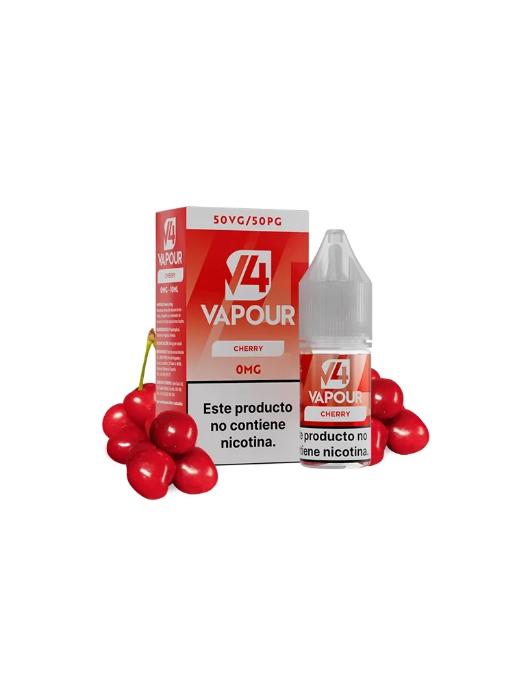 V4 Vapour Cherry 10ml 0mg E-liquid