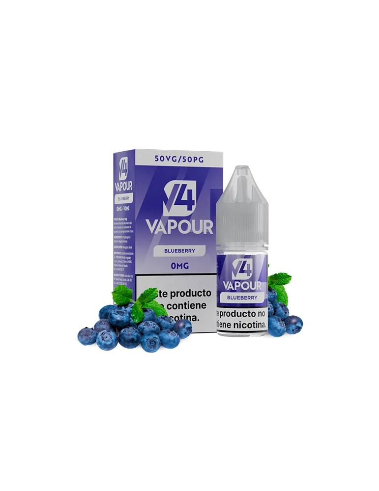 V4 Vapour Blueberry 10ml 0mg E-liquid