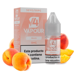 V4 Vapour Peach 10ml 0mg E-liquid