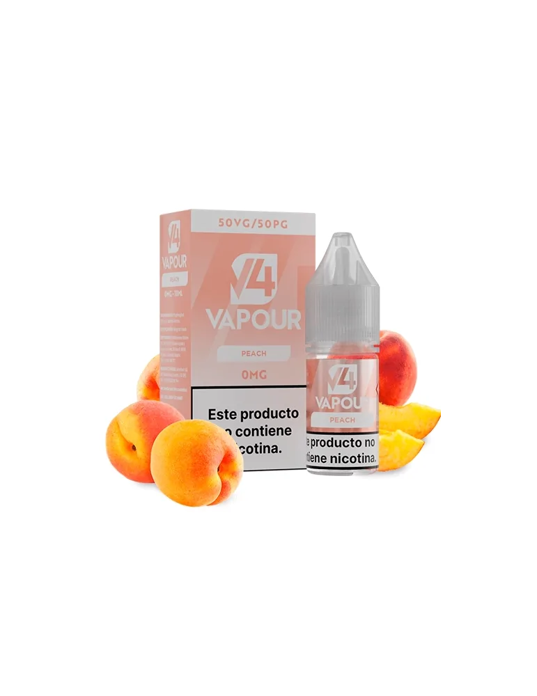 V4 Vapour Peach 10ml 0mg E-liquid