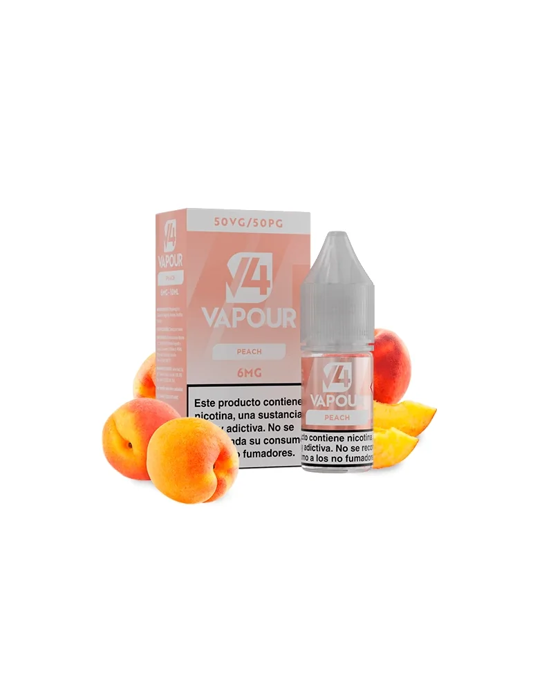 V4 Vapour Peach 10ml 6mg E-liquid