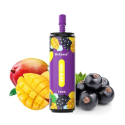 Puff MK Bar 7000 puffs 20mg Blackcurrant Mango - McKeese Disposable Vape