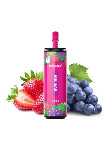 Puff MK Bar 7000puffs 20mg Srawberry Grape - McKeese Disposable Vape