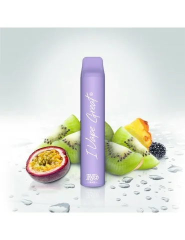 IVG Bar Plus + Passion Fruit 20mg 600 puffs Disposable Vape