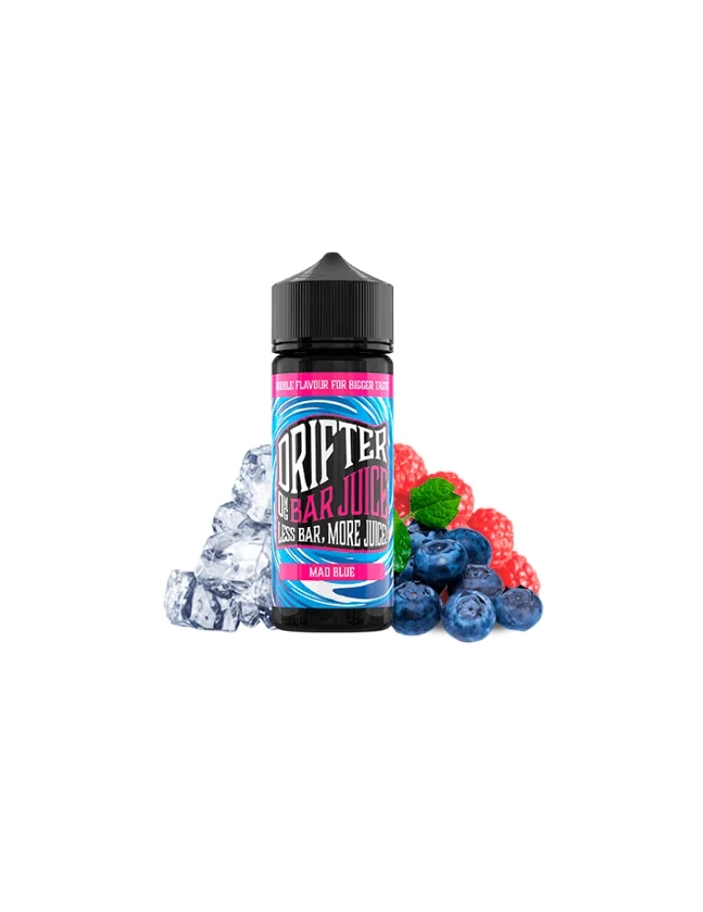 Juice Sauz Drifter Bar Mad Blue 6mg 60/40 120ml Prefilled Nicotine E-liquid