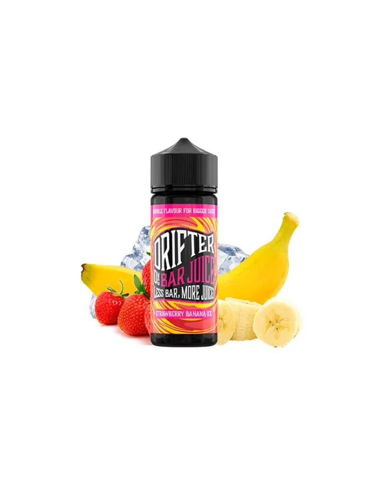 Juice Sauz Drifter Bar Strawberry Banana Ice 6mg 60/40 120ml Prefilled Nicotine E-liquid