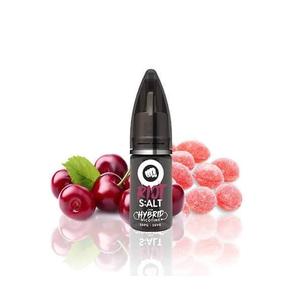 Riot Squad Salts Cherry Fizzle 10ml 10 mg nicsalt e-liquid