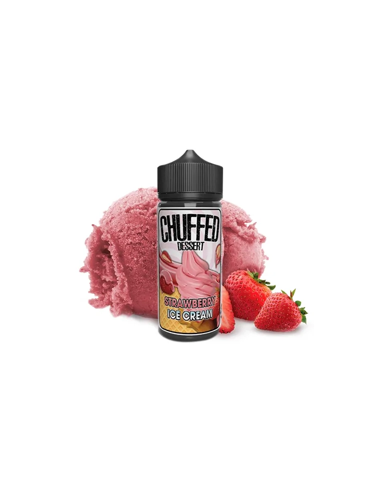 Chuffed Dessert Strawberry Ice Cream Prefilled 120ml 6mg E liquid