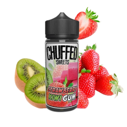 Chuffed Swets Strawberry Kiwi Gum Prefilled 120ml 6mg E liquid