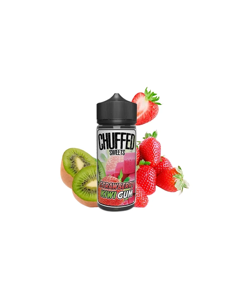 Chuffed Swets Strawberry Kiwi Gum Prefilled 120ml 6mg E liquid