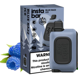 Insta Bar 20mg Blue Razz Ice 15000puffs Disposable Vape