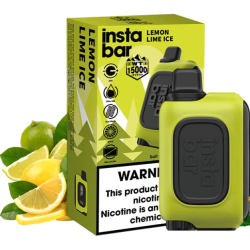 Insta Bar 20mg Lemon Lime Ice 15000puffs Disposable Vape