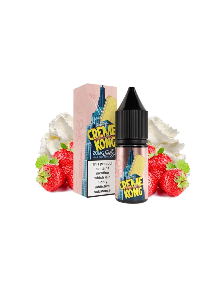 Creme Kong NicSalt Strawberry 10mg 10ml E liquid