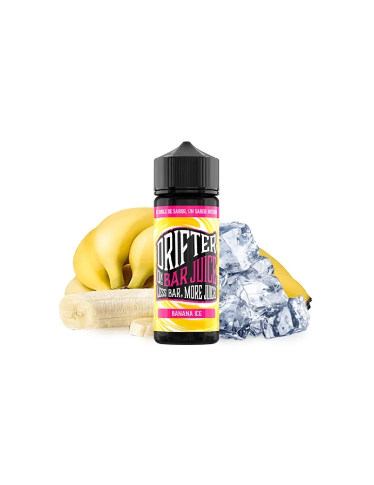 Juice Sauz Drifter Bar Banana Ice 6mg 60/40 120ml Prefilled Nicotine E-liquid